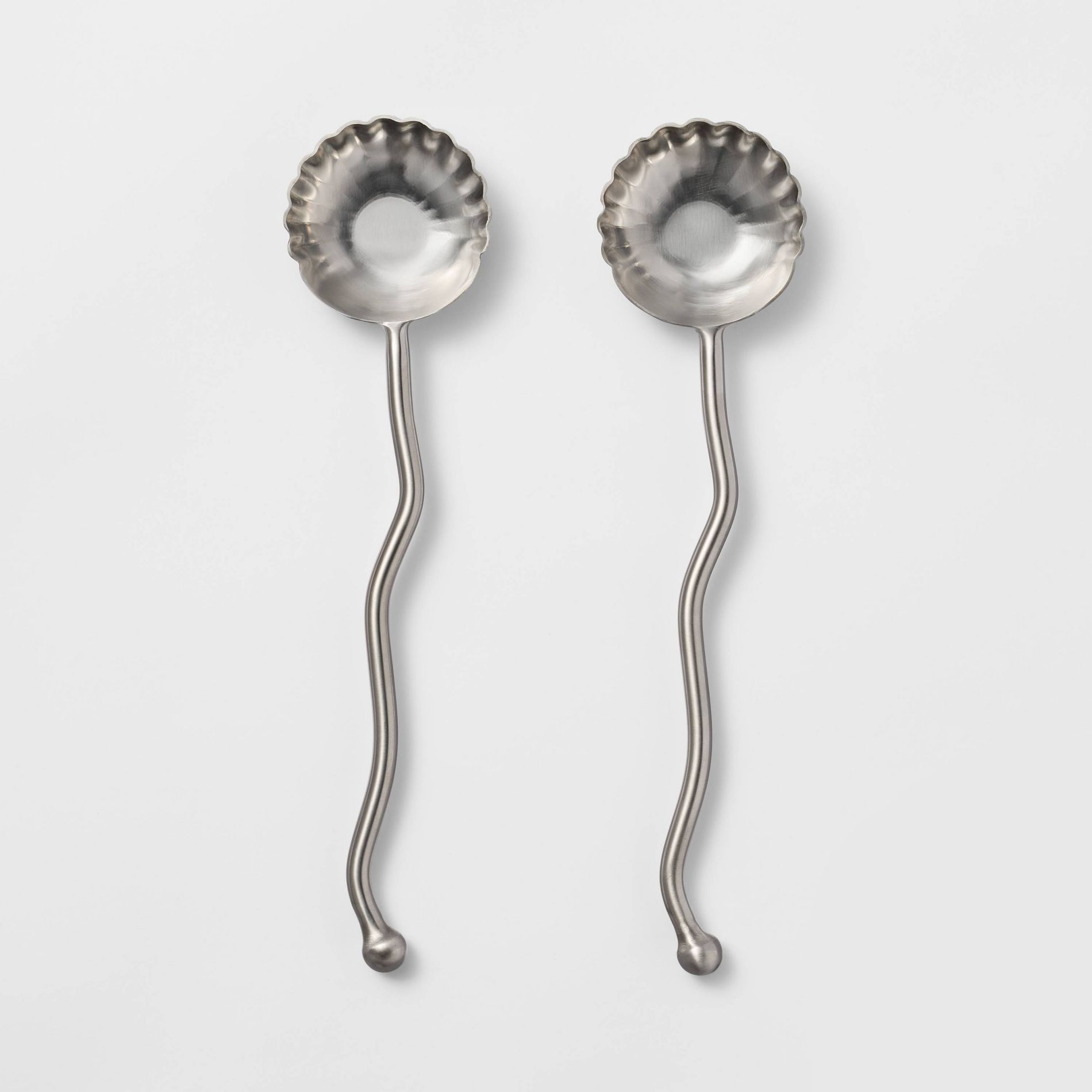 2pc Metal Serving Spoons - Threshold™ designed with Studio McGee