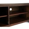 63" Solid Acacia Hardwood TV Media Stand with Two Doors, Adjustable Shelving and Cord Management for Living Room and Bedroom - 2 of 4