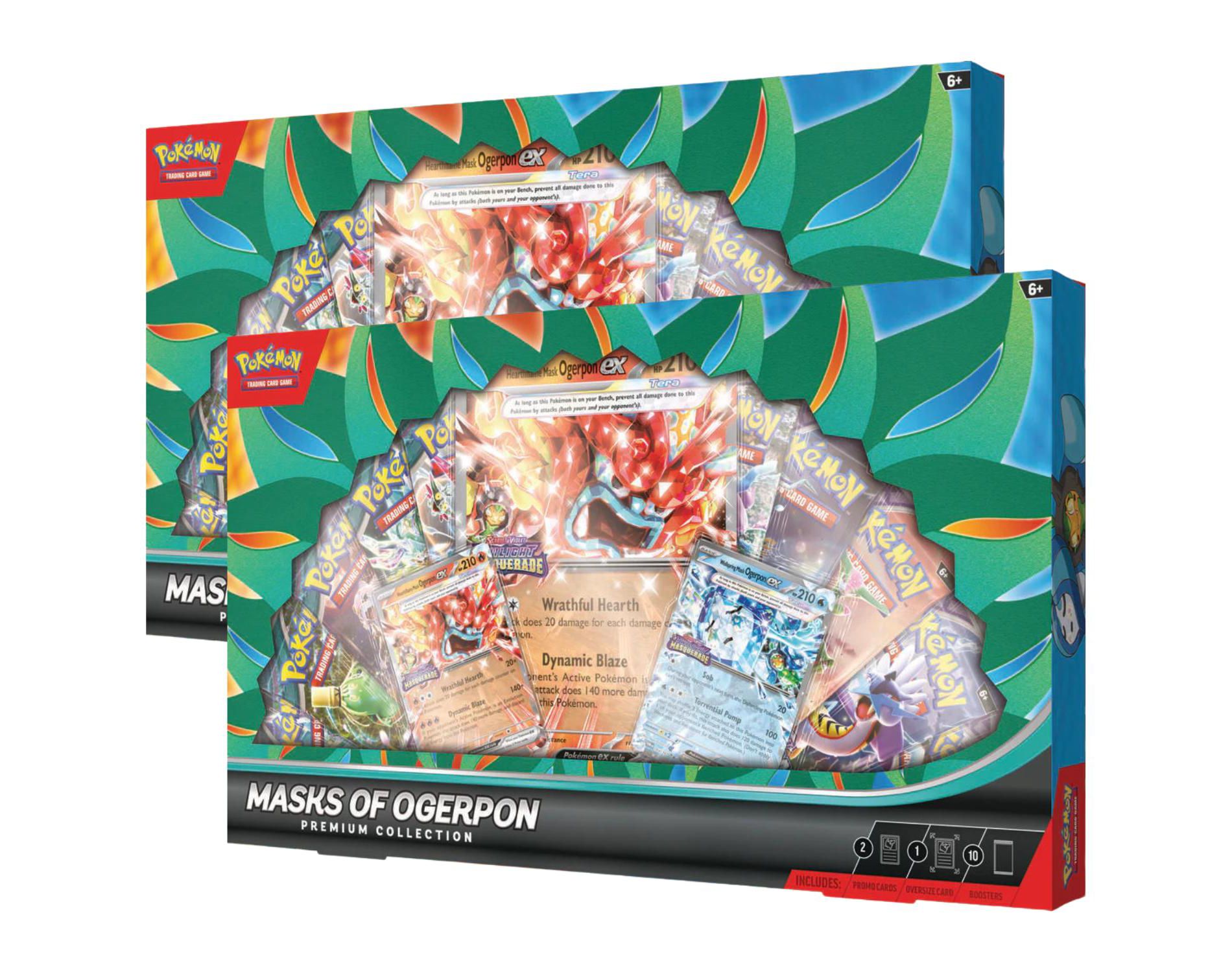 Pokemon TCG: Masks of Ogerpon Premium Collection (2-Pack)