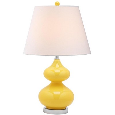 Eva Yellow Double Gourd Glass Table Lamp