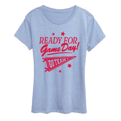 Women's - Instant Message - Ready For Game Day Short Sleeve Graphic T-Shirt