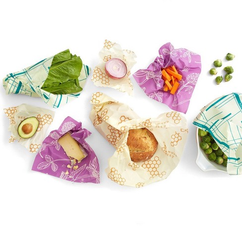 Beezy Wrap® Beeswax Food WrapsEco-friendly Reusable Sustainable 