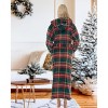 ADR Plush Fleece Robe for Women, Long Hooded Bathrobe with Hood, Plus Size - 3 of 3