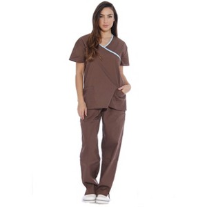 Just Love Women's Nurse Scrub Sets - Mock Wrap Style for Comfort and Style - 1 of 3