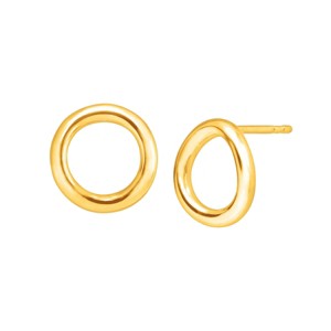 Silpada 'Karma' Open Circle Stud Earrings in Sterling Silver - 1 of 4
