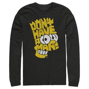 Men's The Simpsons Don’t Have a Cow Long Sleeve Shirt - 1 of 4