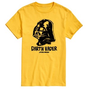 Men's - Star Wars - Sketch Darth Vader Short Sleeve Graphic T-Shirt - 1 of 4
