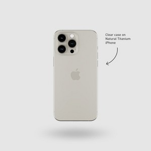 Peel - Super Thin iPhone 15 Pro Max Case - Clear - 1 of 4