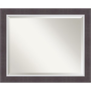 Amanti Art Ellie Beveled Framed Bathroom Vanity Wall Mirror - 1 of 4