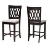 Baxton Studio Florencia Modern Fabric and Wood Counter Stool Set - 2 of 4