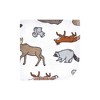 Hudson Baby Infant Boy Flannel Cotton Washcloths, Animal Adventure 10 Pack, One Size - 3 of 4