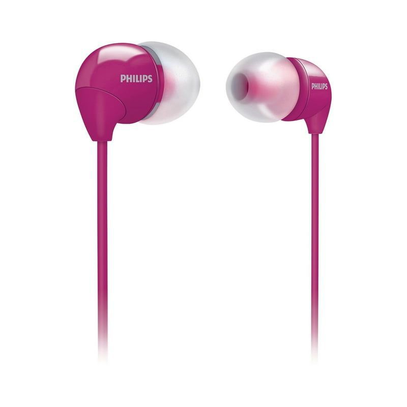 Philips SHE3590 In-Ear Wired Earbuds with Mic Pink, 1 of 6