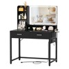 Besiost Vanity Desk with LED Mirror and Charging Station - 4 of 4