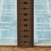 Washable Area Rugs Modern Plaid Indoor Floor Carpet with Non-Slip Backing Stain-Resistant Soft Low Pile Rugs for Living Room - 4 of 4