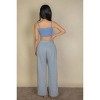 Slickblue Women's Ribbed Knit Cami Crop Top, Stretch Textured Fabric, Fitted Style, Multiple Colors Options, Size S-L - 4 of 4