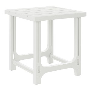 WestinTrends Azura Outdoor 18" HDPE Square Adirondack Patio Side Table - 1 of 4