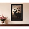 HomeRoots Elk Sunrise Black Framed Print Wall Art - 2 of 4