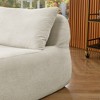 GDFStudio Judy 2 Piece Chenille Bean Bag Chair with Ottoman and Waist Pillow - 4 of 4