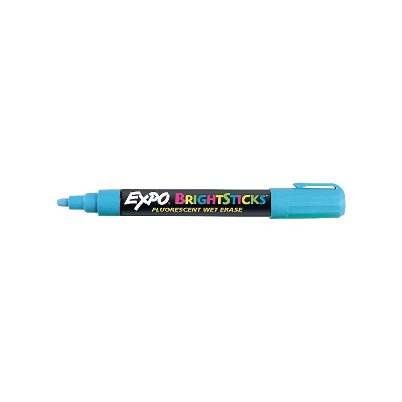 EXPO Bright Sticks Wet-Erase Fluorescent Marker Set Bullet Tip Assorted 14075, 3 of 9