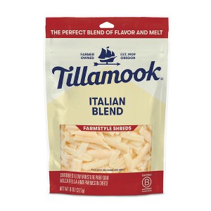 Tillamook Farmstyle Italian Blend Shredded Cheese - 8oz - 1 of 4