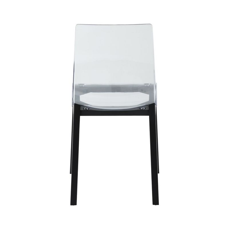 Leisuremod Marsden Modern Plastic Dining Side Chair With Beech Wood Legs, 4 of 9