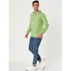 Lars Amadeus Men's Long Sleeves Solid Drawstring Pullover Hoodie Sweatshirt - 4 of 4