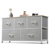 Fabric Dresser for Bedroom, Wide 5-Drawer Chest of Drawers with Storage Organizer Unit - 2 of 4