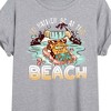 Women's - SpongeBob SquarePants - Rather Be At Beach Oversized Graphic T-Shirt - 2 of 4