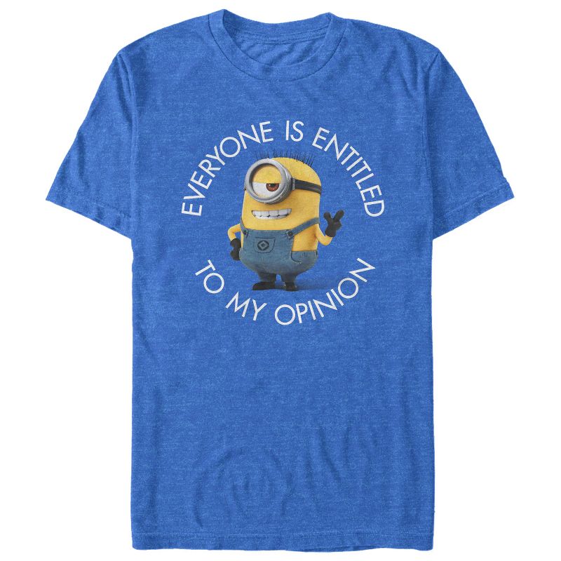 Men's Despicable Me Minion My Opinion T-Shirt, 1 of 5
