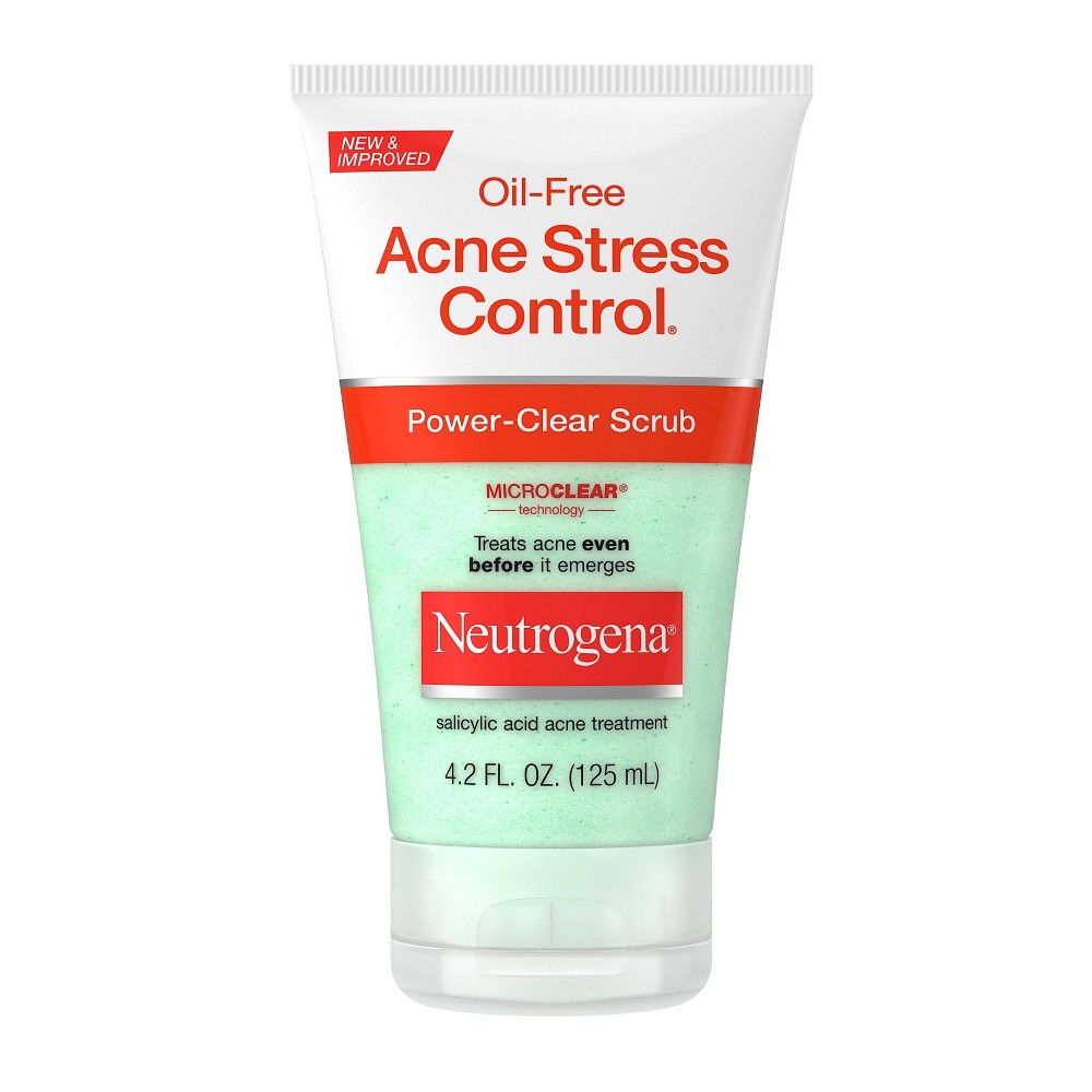 Neutrogena Oil Free Acne Stress Control Power Clear Scrub / GEL