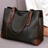 Leather Tote Shoulder Handbag Purse for Women, Large Capacity Bag Waterproof Big Tote Shoulder Bag - 4 of 4