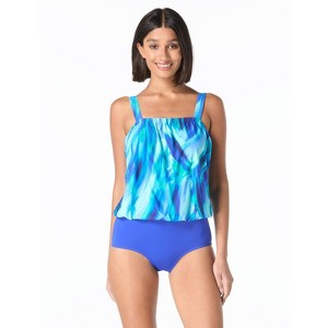Roxanne Blouson Summer Sky One Piece Swimsuit - 1 of 2
