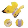 Unique Bargains Christmas Hair Clips Butterfly for Christmas 3.74"x3.54"x1.97" Yellow 1 Pc - 3 of 4