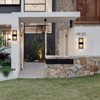 LLHZSY Modern Integrated LED 3000K Star Outdoor Wall Lantern Sconce - 5 1/2"W x 13"H - 3 of 4