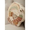C&F Home Turkey Shaped Throw Pillow, 14" x 14" - 2 of 3