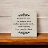 Slickblue Humorous Friend Quote Sign, 7x7 Rustic Wood Plaque with Hanging and Shelf Options, Multiple Colors - 2 of 3