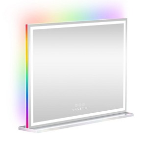 VANITII Luxury Hollywood Glow Vanity Mirror with RGB & Bluetooth Speaker, 39.4'' x 31.5'' - 1 of 4