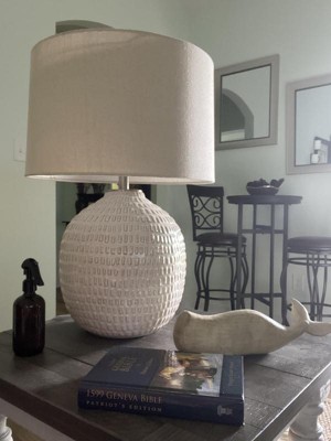 Jamon Ceramic Table Lamp Beige - Signature Design By Ashley : Target