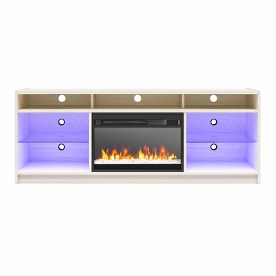 Ameriwood Home Luna Electric Fireplace TV Stand for TVs up to 65"