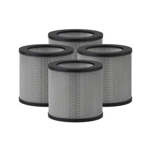 Nispira 3-in-1 True HEPA Activated Carbon Filter Replacement For Bissell MYair Personal Air Purifier 2780A 2780 27809, Compared to Part 2801, 4 Packs - 1 of 4