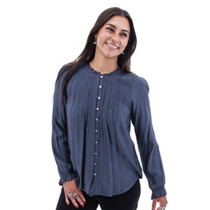 Aventura Clothing Women's Isabel Pintuck Top - 1 of 4