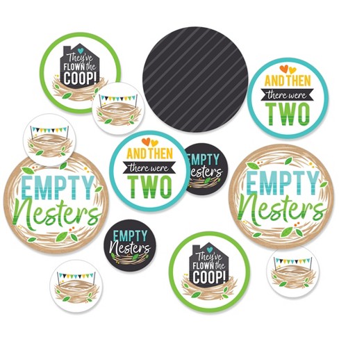 Big Dot of Happiness Empty Nesters - Empty Nest Party Giant Circle Confetti - Party Decorations - Large Confetti 27 Count - image 1 of 4