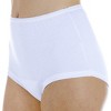 Wearever Women's 100% Cotton Banded Leg Incontinence Panty Regular Absorbency - 2 of 4