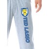 Ted Lasso Mens' TV Series Show Title Logo Character Sleep Pajama Pants Grey - 2 of 4