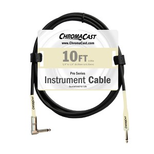 ChromaCast Pro Series Instrument Cable, Straight - Angle, Vanilla Cream, 10 feet - 1 of 1