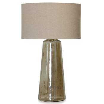 Aged Gold Luster Glass Base Table Lamp - StyleCraft