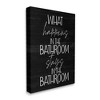 Stupell Industries What Happens In The Bathroom, 30" x 40" - 3 of 4