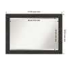 Amanti Art Attic Aged Beveled Wood Framed Bathroom Vanity Wall Mirror - 3 of 4