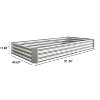 Kelly Galvanized Metal Patio Garden Bed, Raised Flower Box for Flower and Vegetable Planters, Outdoor Furniture - The Pop Home - 4 of 4