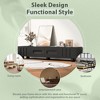 Sapphtopaz Modern TV Stand for TVs up to 80" Entertainment Center with 2 Drawers and 2 Cabinets TV Console with Solid Wood Legs for Living Room - 4 of 4